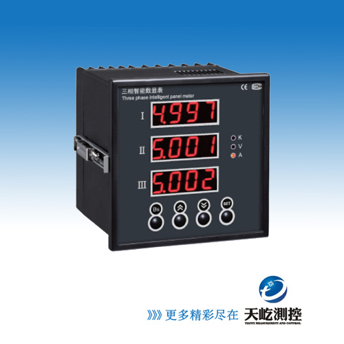 三相电压和三线电流组合数显表